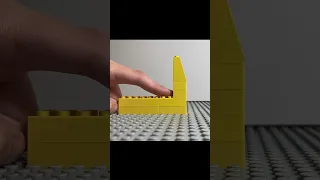 stretchy lego brick animation 4  #lego #legoanimation #legostopmotion #stretch #shorts #asmr #yellow