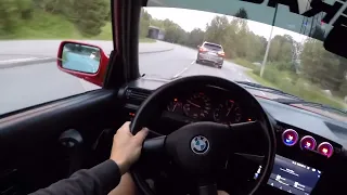 BMW e30 v8 pov loud exhaust