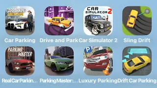 Car Parking, Drive and Park, Car Simulator 2, Sling Drift and More Car Games iPad Gameplay