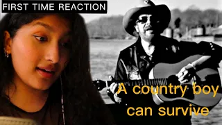 Why can I relate so much??? | FIRST TIME REACTION | Hank Williams, Jr. - A Country Boy Can Survive