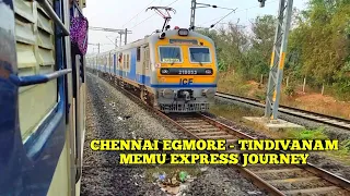 Chennai Egmore to Tindivanam MEMU Journey by Pondy MEMU Express