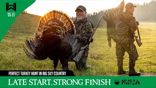 Late Start Strong Finish, Turkey Hunting in Big Sky Country #hunting #turkeyhunting