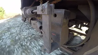 Gopro - Тележка тепловоза ЧМЭ3 3/ CME3 bogie wheelcam 3