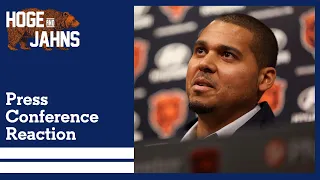 Getsy FIRED, Eberflus, Poles & press conference reaction with Hoge & Jahns | #chicagobears