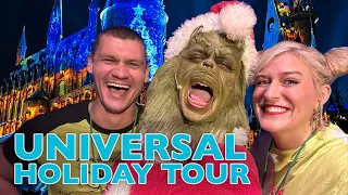 The GRINCH Is BACK! | Universal Holidays, Harry Potter Christmas, VIP Tour, Santa, & More!