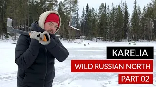 Russian Karelia | survival deep in Russian Winter Taiga Woods