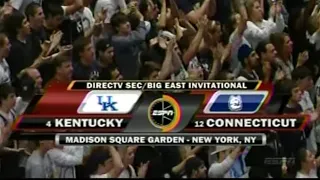 #4 Kentucky vs #14 UConn Basketball Highlights (12/9/2009 - Big East/SEC Invitational)