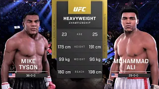 Mike Tyson vs Muhammad Ali Full Fight - UFC Fight Night