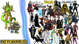 Tori bot and zalama VS marvel and dc / marvel and dc vs dbz / fully explained In HINDI/N.j.comics