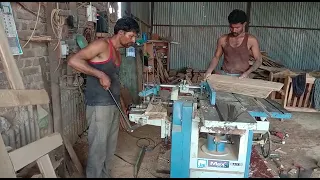 WORKING VIDEO OF COMBI PLANNER WOOD WORKING MACHINE