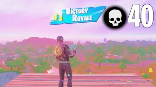 40 Elimination Solo vs Squads Win Full Gameplay Fortnite Chapter 3 Season  3 (PS4 Controller)