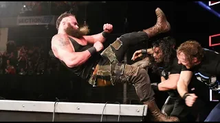 THE SHIELD  ATTACKS  Braun Strowman, Drew McIntyre & Dolph Ziggler: Raw, Sept. 3, 2018