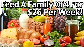 Cheap Healthy Family Meal Ideas - Feed A Family Of 4 For $26 Per Week!