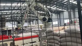 Robotic palletizer at work #palletizer