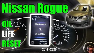 Nissan Rogue Oil Reset | 2014-2020