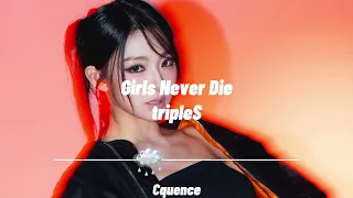 triples - girls never die (sped up)