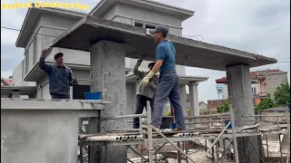 Design And Construction Of A Modern Concrete Gate According To Complete Japanese Architecture