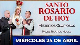 Santo Rosario de Hoy | Miércoles 24 de Abril - Misterios Gloriosos  #rosario #santorosario