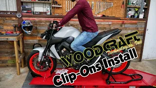 Woodcraft Clip-ons - Yamaha MT-09 FZ-09