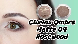 МАКИЯЖ с CLARINS OMBRE MATTE 04 ROSEWOOD