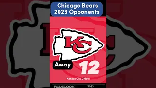 #Chicago Bears 2023 NFL Scheduled Opponents #RuleLook