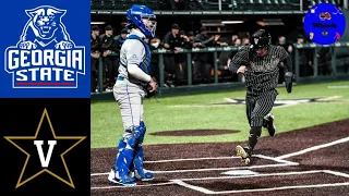 Georgia State vs #3 Vanderbilt Highlights | 2021 College Baseball Highlights