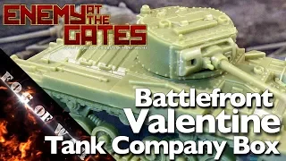 Review | Valentine Tank Company Box Set 1/100 Scale (15mm) | Flames of War