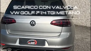 VW Golf 7 1.4 TGI Metano - Scarico con valvola By Top Speed
