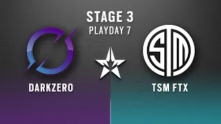 DarkZero vs TSM FTX // North American League 2022 - Stage 3 - Playday #7