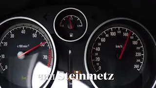 Opel Astra H GTC /максимальная скорость/Top Speed мотор Z14XEP