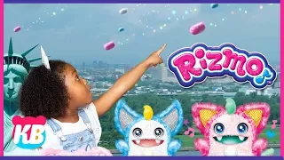 Kyra Goes to NYC to Find RIZMO | Kamdenboy & Kyraboo's New Evolving Toy