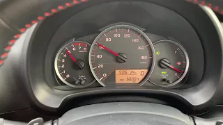 Vitz RS разгон до 100 км/ч