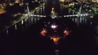 The Keeper of the Plains, the top attraction in Wichita