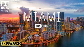MIAMI 8K Video Ultra HD With Soft Piano Music - 60 FPS - 8K Nature Film