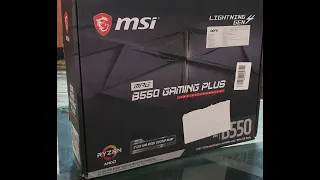 MSI B550 Gaming Motherboard BIOS update by USB Flash Function Without a CPU (Ryzen 5000 series)