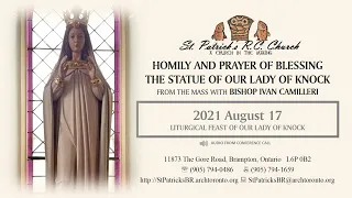 2021 August 17: Blessing of the Statue of Our Lady of Knock in Wildfield