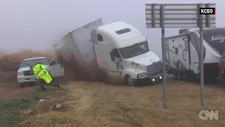 semi truck crash texas highway sot kcbd