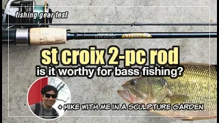 Can St Croix 2-Piece Rod Handle Big Bass? (Canoe Fishing)