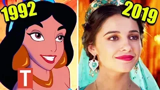 Disney's Aladdin Live Action 2019 vs Original 1992 Cartoon Comparison