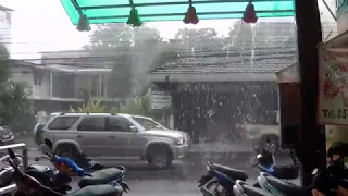 Ridiculously Heavy Rainfall in Chiang Mai, Thailand