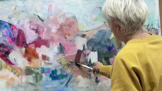 How I turn an unfinished painting into an impressionist figurative painting.