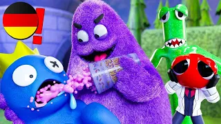 BLAU verwandelt sich in einen GRIMACE SHAKE?! - Rainbow Friends 2 Animation