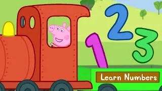 Peppa Pig - Learn Numbers With Trains - Peppa Pig the Train Driver! - Learning with Peppa Pig