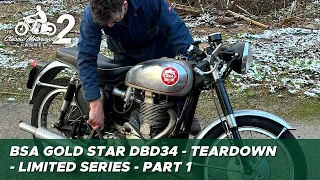 Classic Motorcycle Workshop Video Log 27 - 1959 BSA Gold Star DBD34 teardown - part 1
