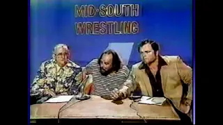 The Freebirds blinding JYD. Mid-South Wrestling 1980