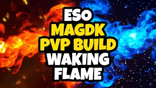 ESO Magicka Dragonknight PvP Build | Frostburn | Waking Flame