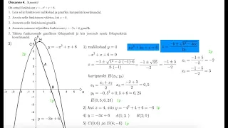 2018. aasta lõpueksami ülesanne 4 | funktsiooni ülesanne koos lahendusega