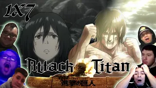 ATTACK ON TITAN 1X7 | SMALL BLADE | REACTION AND REVIEW