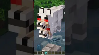 1000 wolves VS 1 SHEEP!! Minecraft