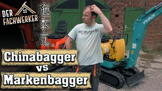 Minibagger aus China - Ist billiger etwa besser?
